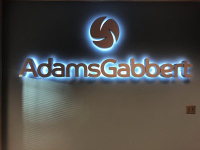 AG New Office Lighted Sign